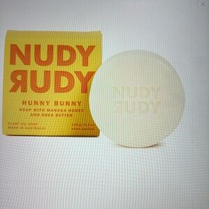 🍯🐰🍯 NUDY RUDY HUNNY BUNNY BAR SOAP PUCK 🍯🐰🍯 NWT 🍯🐰🍯